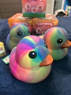 Viral Tye dye squeeze ducky’s