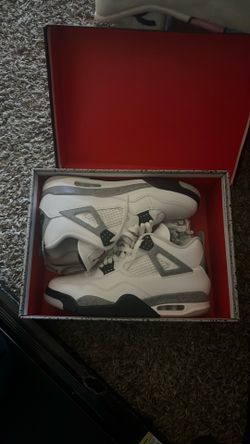 Jordan 4s white cements