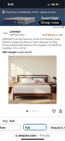 Brand New Mattress – Open Box