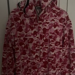 Pink Camo Bape Hoodie