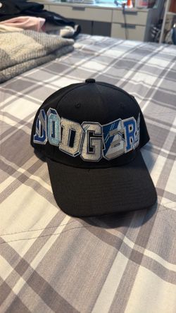 LA Dodgers Black Snapback Hat