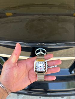 Stainless steel men’s Watch santos