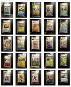 Pokemon Collection 125 Items / 135 Units - Slabs Sealed Boxes Promos