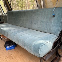 Light Blue Sofa 🛋️ turns into a Twin Bed 🛌