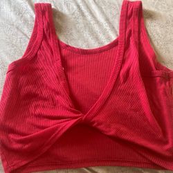 Red Crop Top 