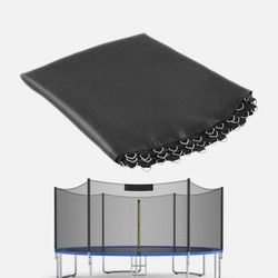 Costway Replacement Trampoline Mat Fits 16ft Frame w/108 V-Hooks Using 7" Spring