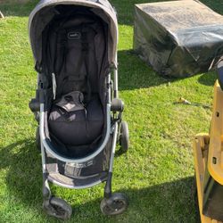 Stroller With Car Seat En Bassinet 