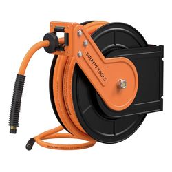 Giraffe Tools Retractable Air Hose Reel, 3/8", 25ft
