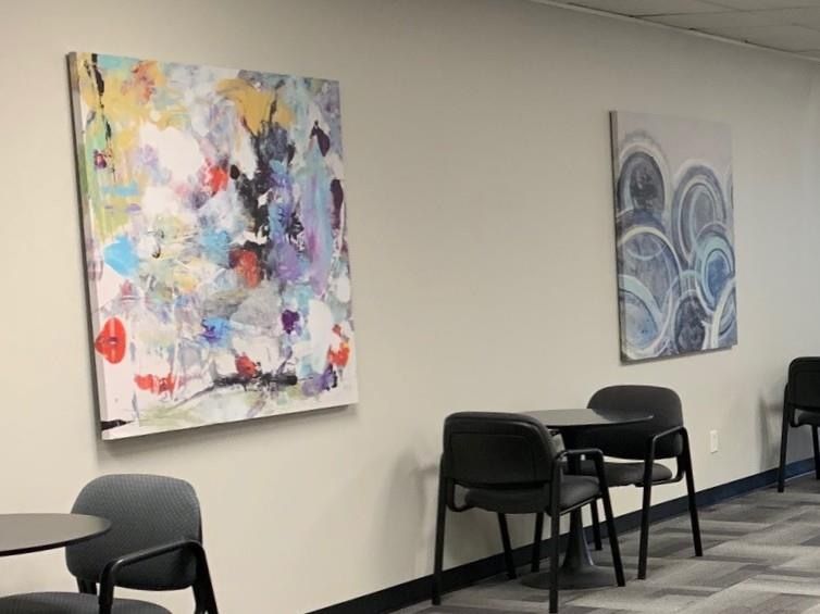 Large Abstract Art Canvas Print