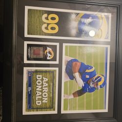 Aeron Donald La Rams Collectible Framed