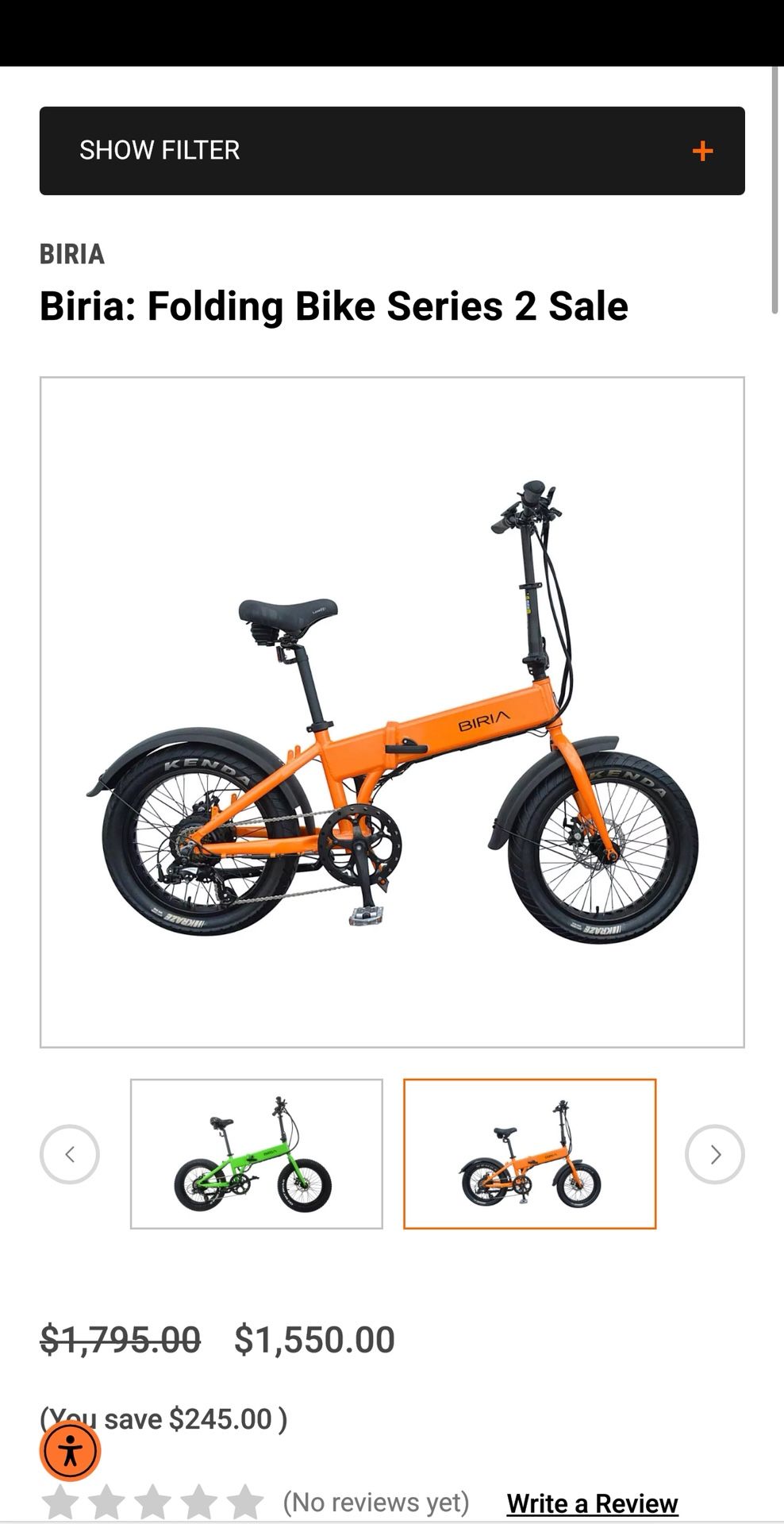 BIRIA electric E Bike