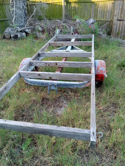 Trailer 10ft X 4ft For Any Use With New Tires