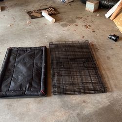 Large Dog Cage With Tough Bed 
