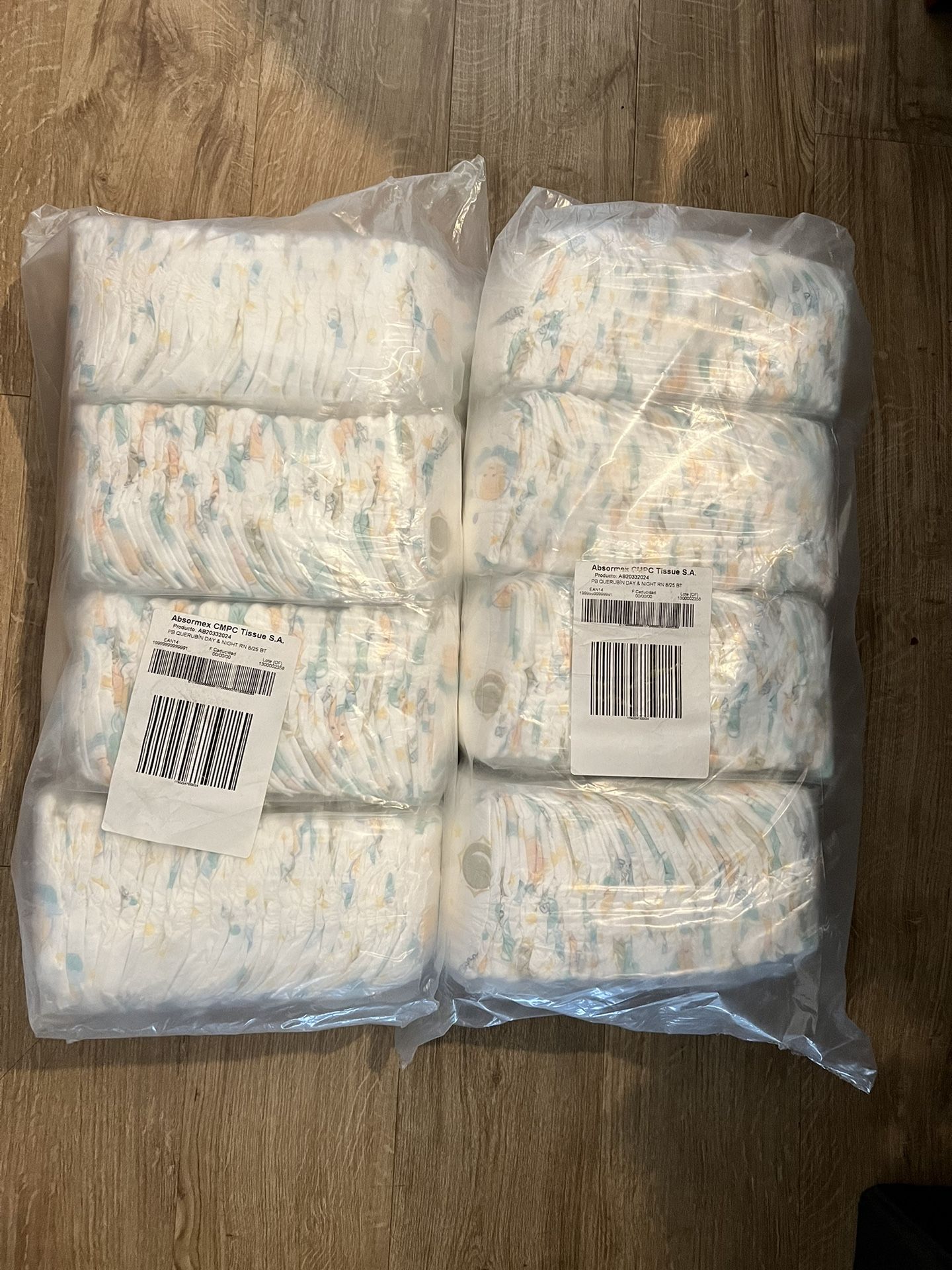 400 Newborn Diapers Day and Night