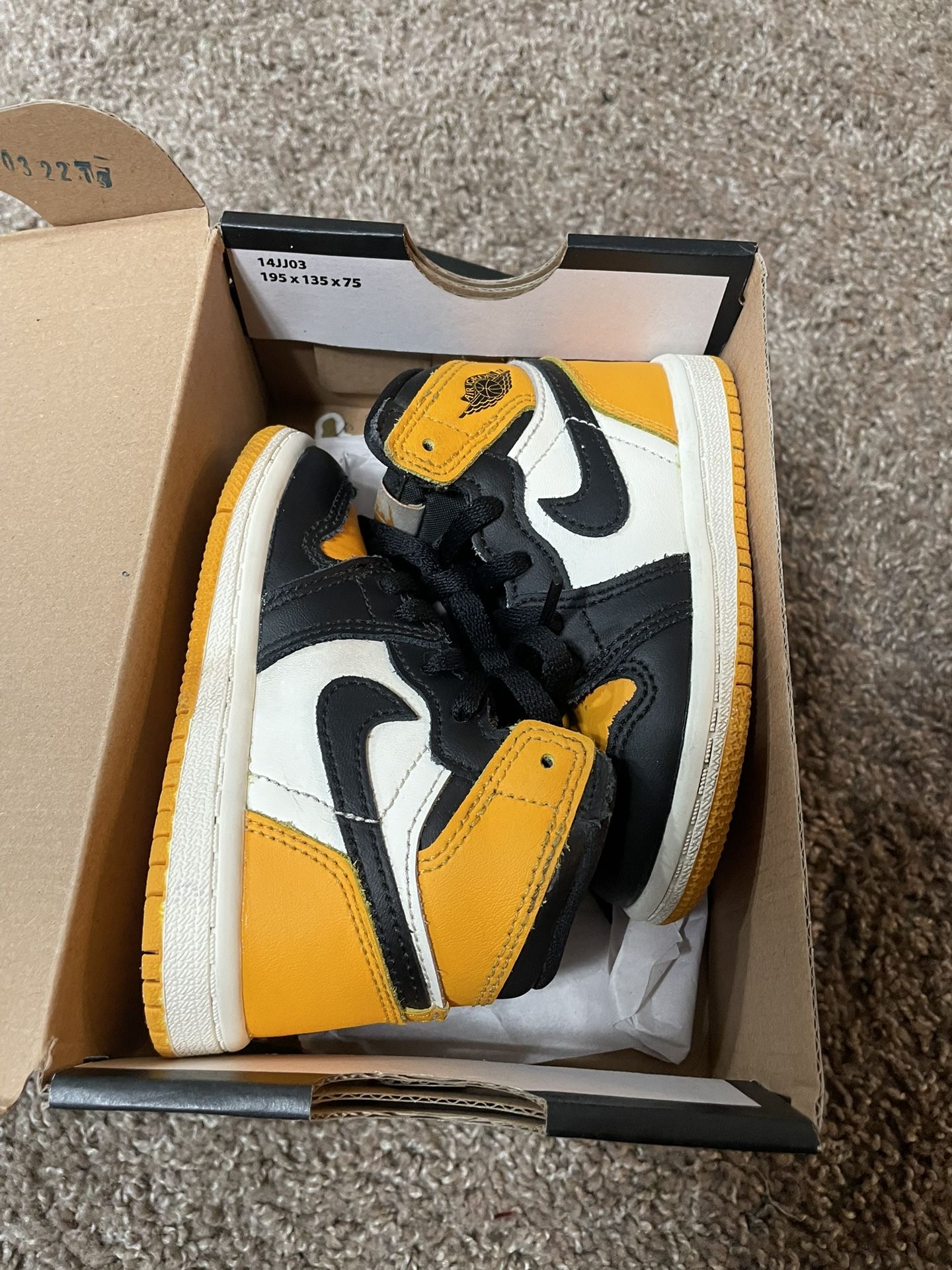 Air Jordan 1 Taxi Size 6c
