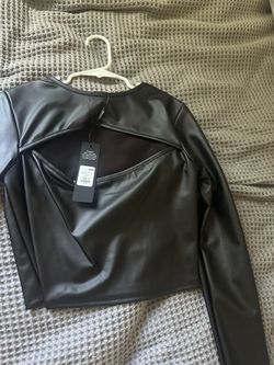 Fashion Nova Leather Top
