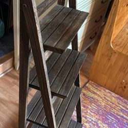 Rustic style Ladder Shelf