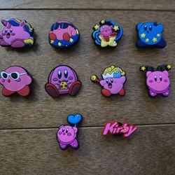 Lot Of 10 Kirby Shoe Charms 