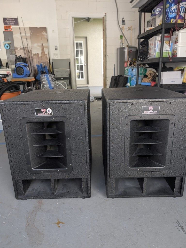 Rockville Bass GIG RBG 15FA Subwoofers Base Cannons 2000 W