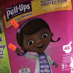 Pampers, Cruisers , Swaddlers , Pull -Ups 3T-4T never Open