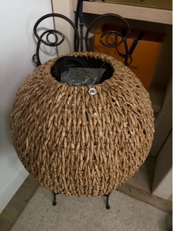 Rattan pendant basket for only $200