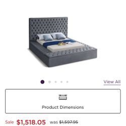 Queen Size Storage Bed