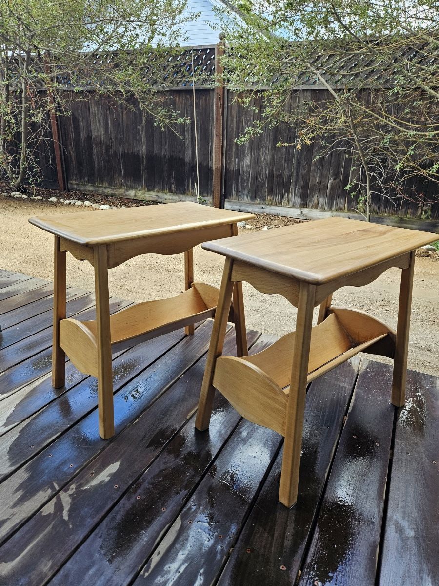 Pair Of Mid Century End Tables
