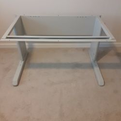 Rising Metal Desk Frame