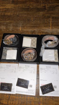Men’s Belts and Wallet Set/Cinutrones Y Billetera De Hombres Set