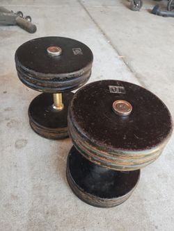 60 Pound Dumbbells