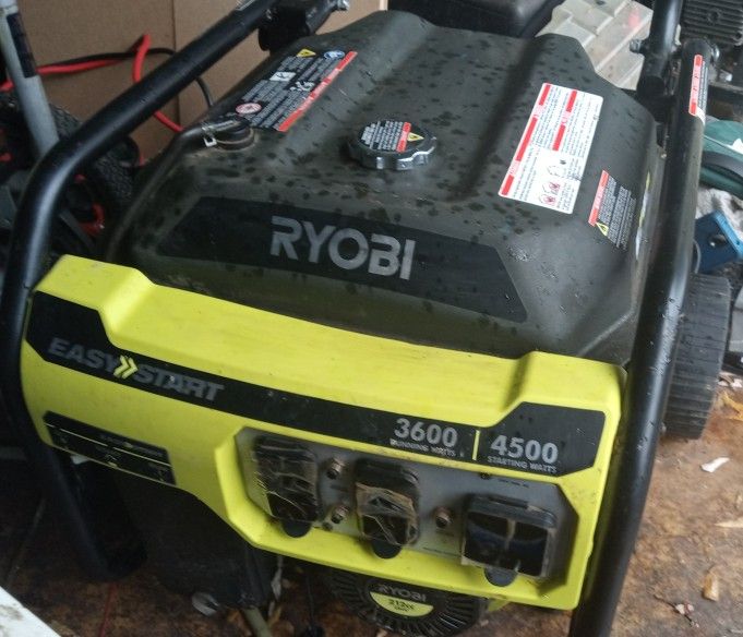 RYOBI 3600/ 4500 WATT GENERATOR