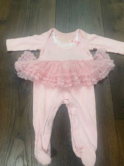 Girls pink tutu romper size 3/6 months by children’s place #18