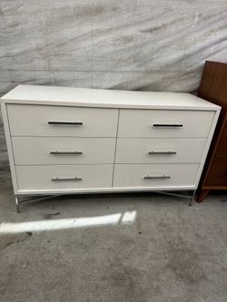 White west elm dresser