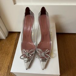Amina Muaddi Heels Sz 38 brand New Very Beautiful 