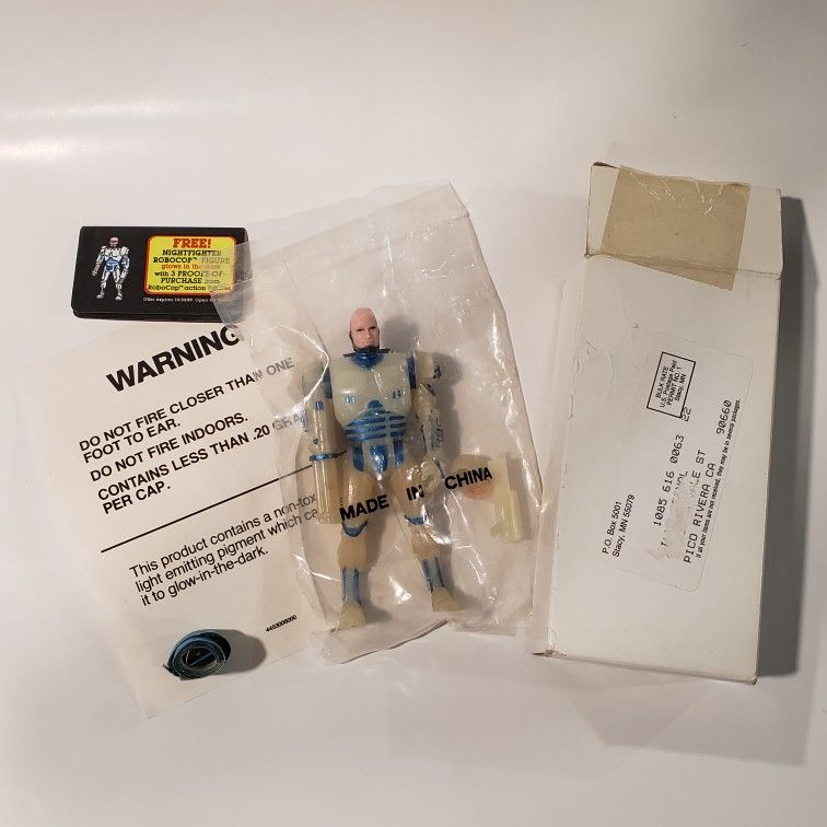 Kenner 1989 NIGHT FIGHTER ROBOCOP Mail In Complete VTG