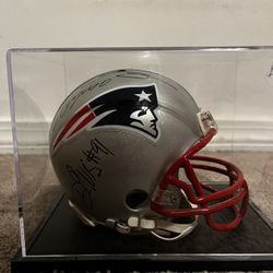 Signed mini helmet
