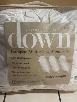 Charter Club Down European White Down Comforter