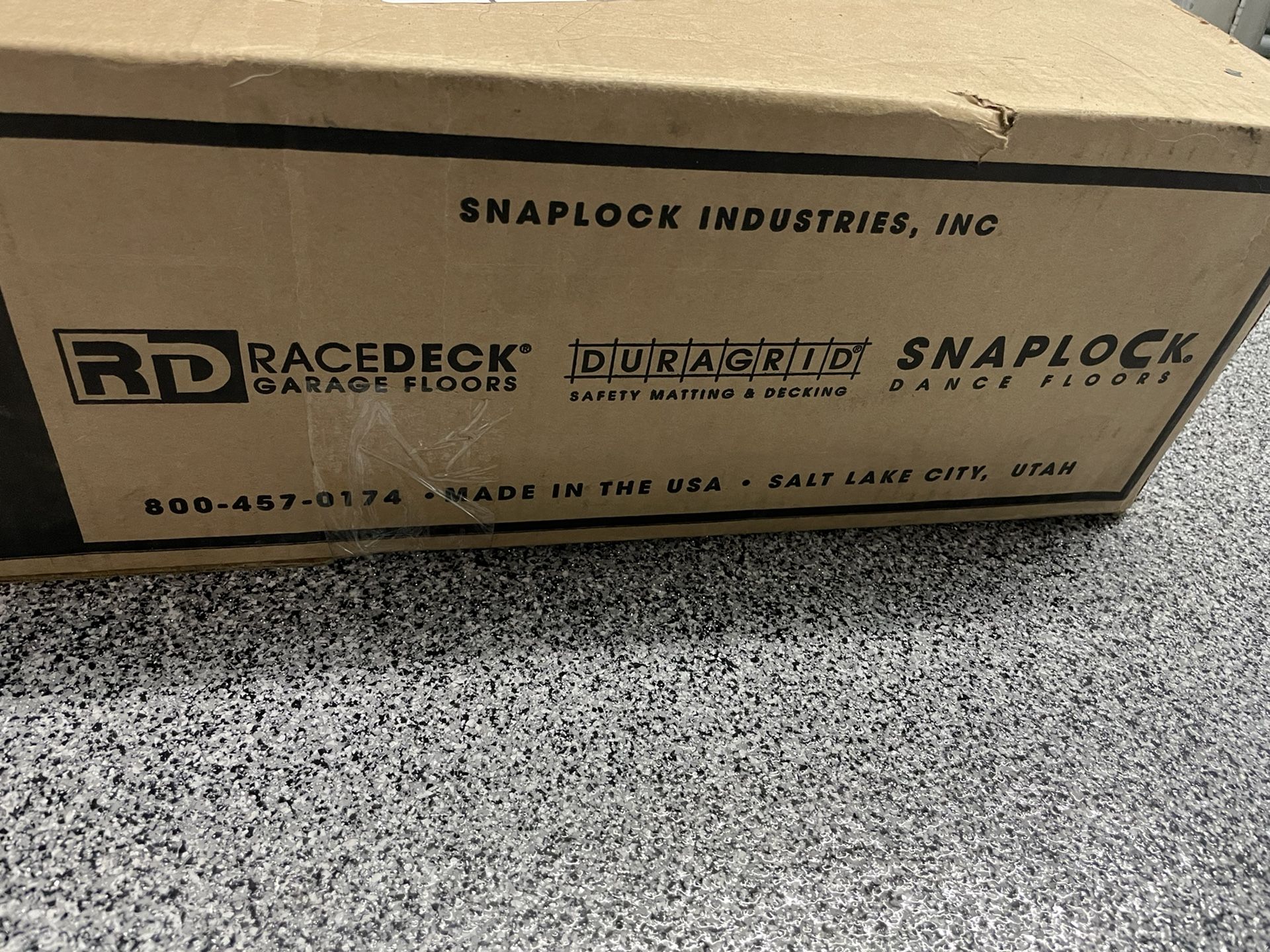 Racedeck Garage Flooring by Snaplock