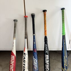 Used Baseball Bats - USSSA - Good Condition 