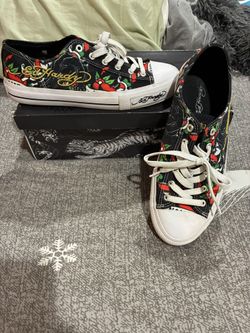 MENS ED HARDY SKULL LOW MEN’S 9