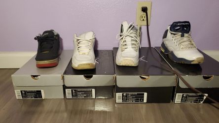 Jordan shoes- 4 pairs