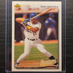 1992 Upper Deck Gary Sheffield Baseball Card #234