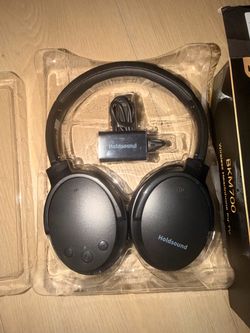 New Holdsound Wireless Headphones for TV Watching, TV Headphones Wireless for Seniors with USB Transmitter, 25hrs, No Lip-Sync Delay, Plug and Play, B