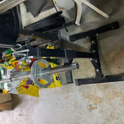 Squat Stands Set Of Two Adjustable - 