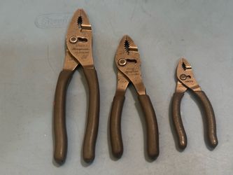 Snap-on Tools 3 pc Combination Slip-Joint Pliers Set
