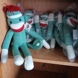 NEW THREADS OF LOVE SOCKIES SOCK MONKEY