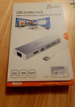 J5create USB 3.0 Mini DOCK