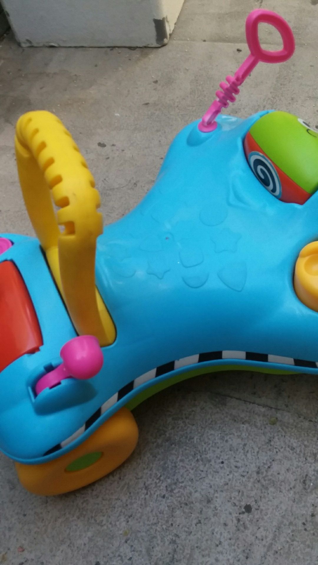 Baby push toy and rider toy