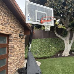 Spalding Pro Backboard Adjustable Basketball Hoop