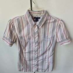 Tommy Hilfiger Women's Short-Sleeve Button-Up Shirt